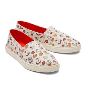 Toms Alpargata Tropical Dog Print 9.5